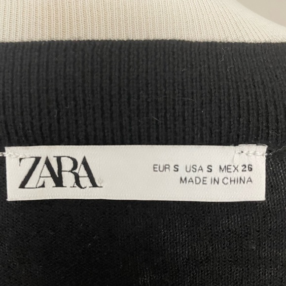 Zara | Black Knot V-Neck Vest | Women’s Small - Picture 2 of 2
